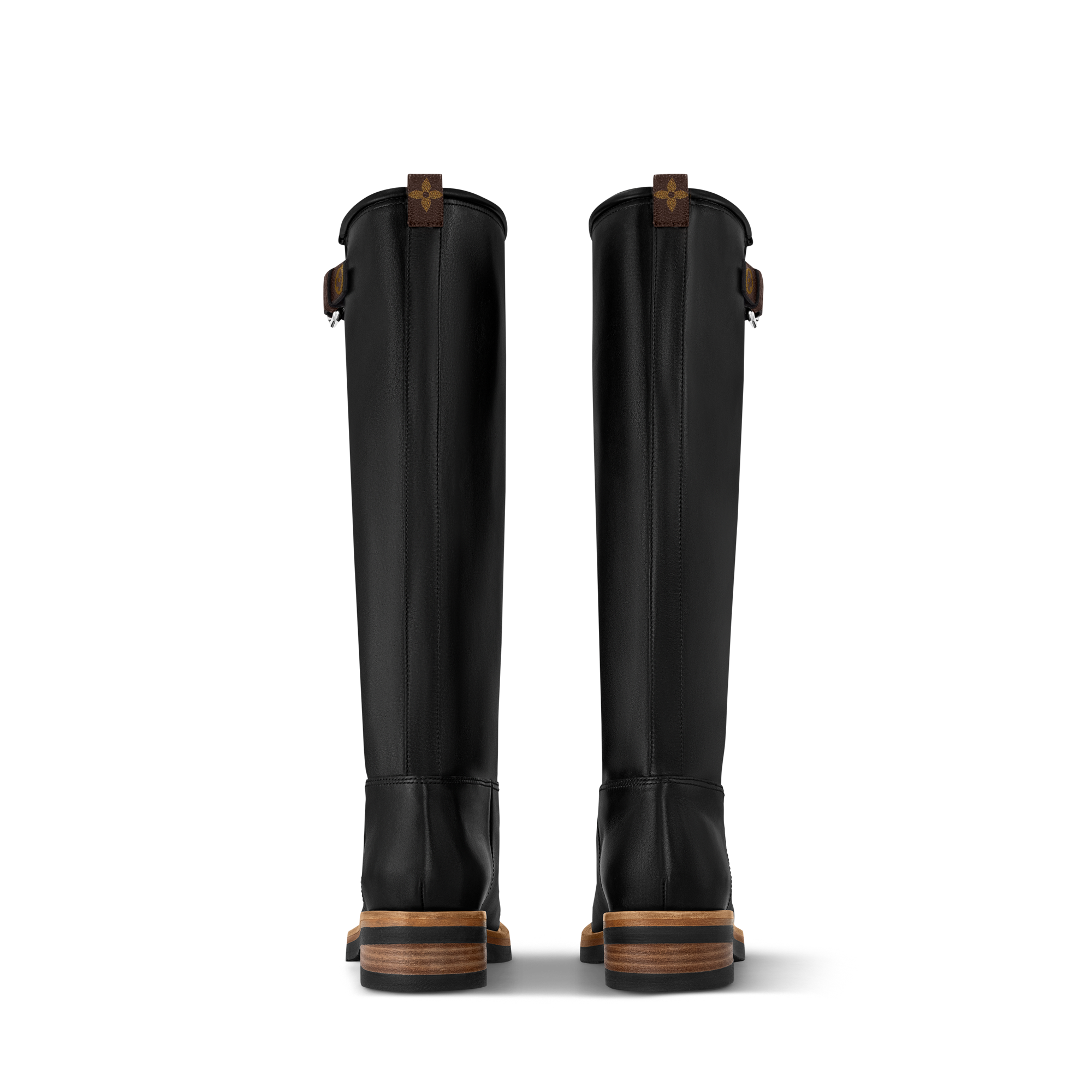 Louis Vuitton 黒 レザーブーティー ルイヴィトン PICO GO-14 ノワール M23625 ラムレザー レディース